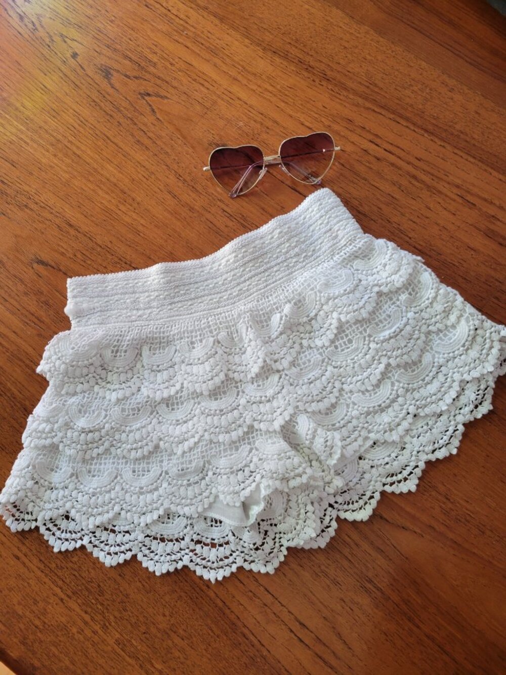 Bohemian Lace Shorts - Picture 2 of 2